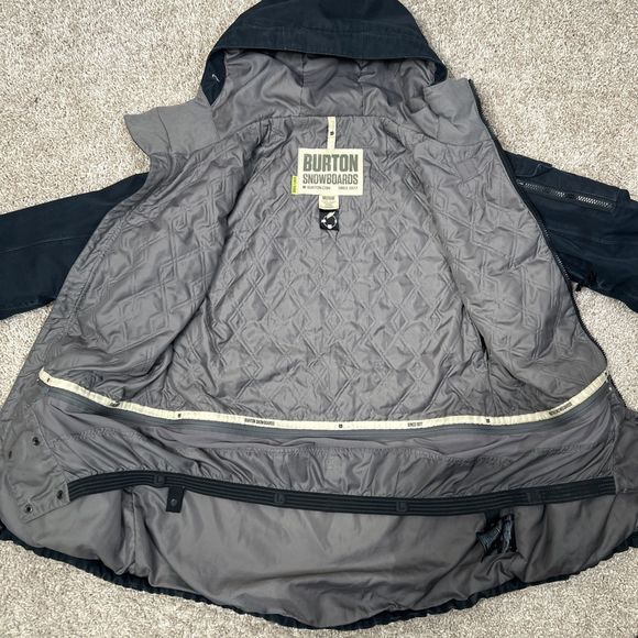 BURTON Dryride Bliss Down Jacket Women's Size Medium SnowBoarding Ski Blue‎ Geo - Picture 6 of 16